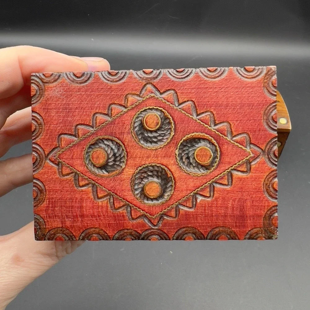 Handmade wooden carved